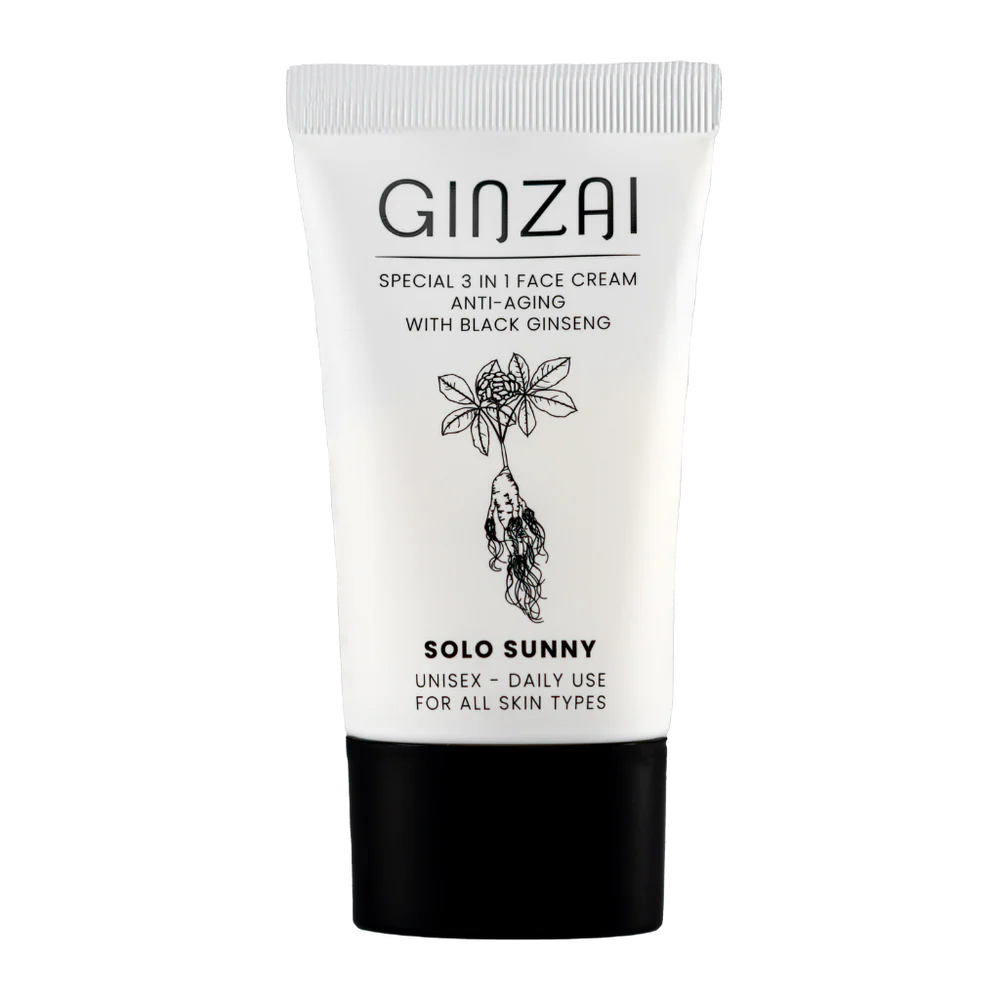 3 in 1 Anti-Aging Gesichtscreme mit Ginseng
