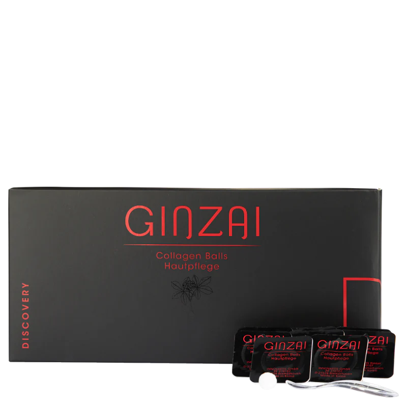 Perlas de colágeno para el cuidado de la piel con ginseng 