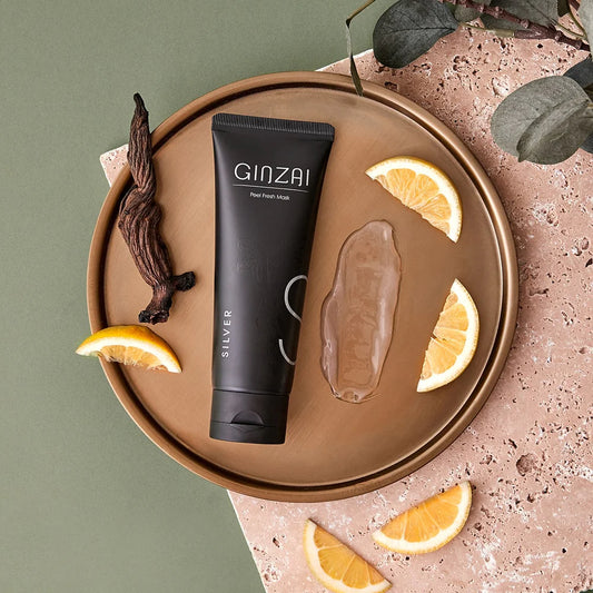 Mascarilla facial exfoliante con ginseng 